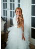 Ivory Tulle Flower Girl Dress Photoshoot Dress